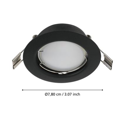 Eglo - SADA 3x LED Podhledové svítidlo PENETO 1xGU10/2,8W/230V