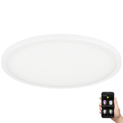 Eglo - LED Stmívatelné stropní svítidlo LED/41W/230V pr. 60 cm bílá