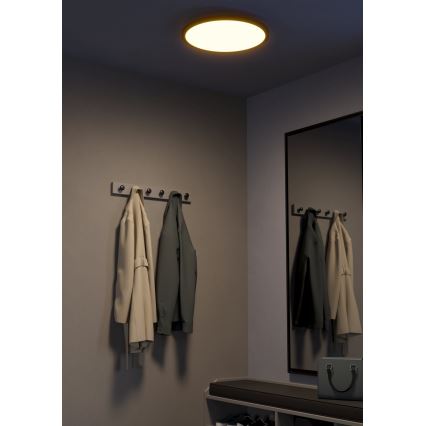 Eglo - LED Stmívatelné stropní svítidlo LED/33,5W/230V pr. 45 cm černá