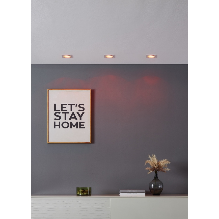 Eglo - LED RGBW Stmívatelné podhledové svítidlo LED/4,7W/230V bílá