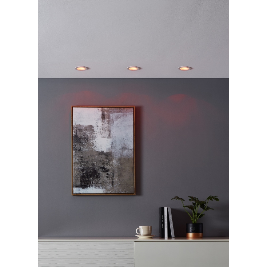 Eglo - LED RGBW Stmívatelné podhledové svítidlo LED/4,7W/230V bílá