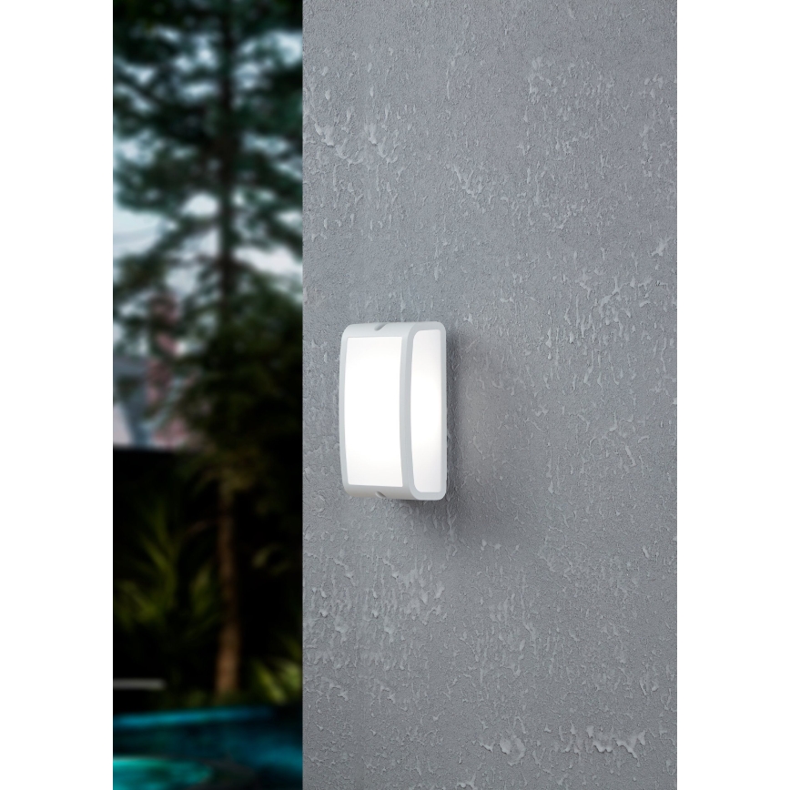 Eglo - LED Venkovní nástěnné svítidlo LED/10,5W/230V bílá IP54