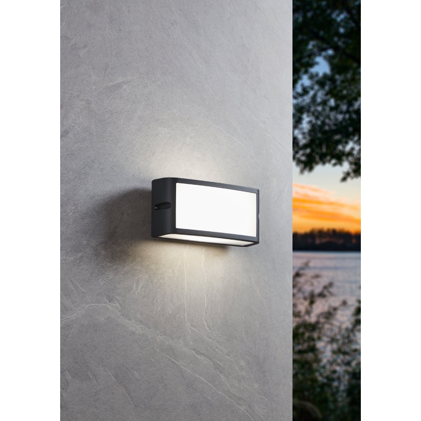 Eglo - LED Venkovní nástěnné svítidlo LED/10,5W/230V antracit IP54