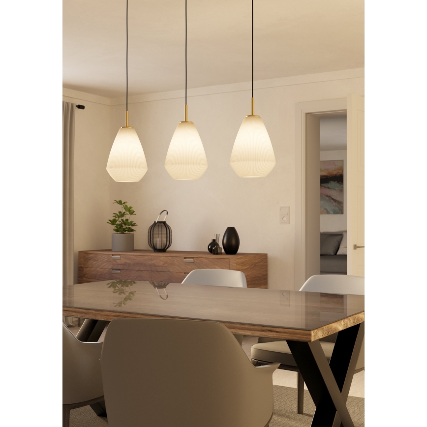 Eglo - Lustr na lanku 3xE27/40W/230V