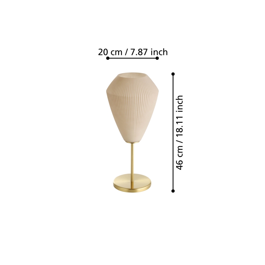 Eglo - Stolní lampa 1xE27/40W/230V