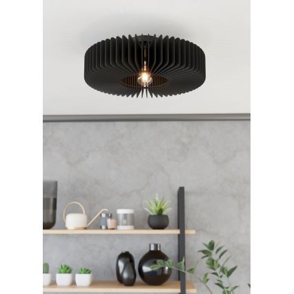 Eglo - Stropní svítidlo 1xE27/40W/230V černá