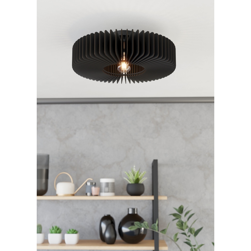 Eglo - Stropní svítidlo 1xE27/40W/230V černá