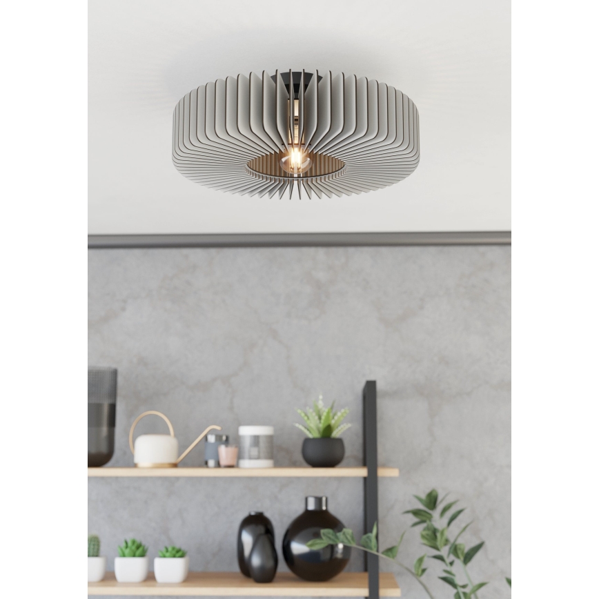 Eglo - Stropní svítidlo 1xE27/40W/230V šedá