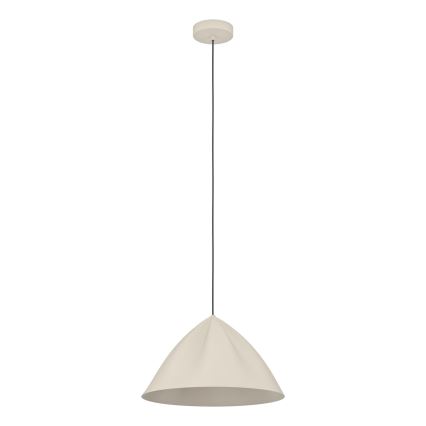 Eglo - Lustr na lanku 1xE27/40W/230V krémová