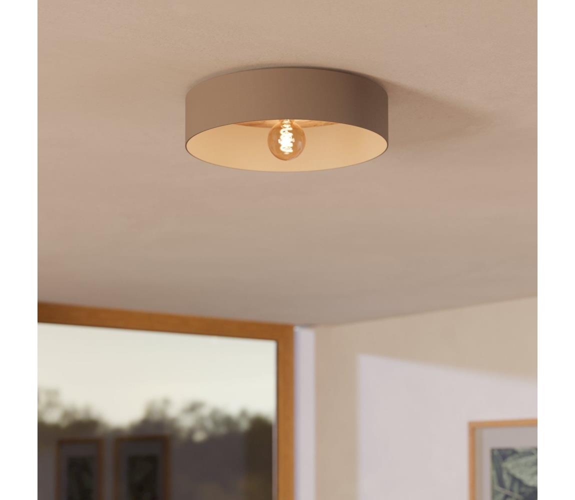 Eglo 900838 - Stropní svítidlo DUAIA 1xE27/40W/230V hnědá 900838