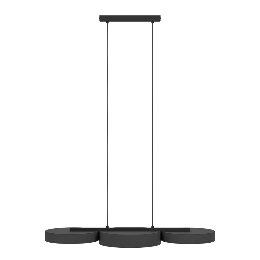 Eglo - LED RGBW Stmívatelný lustr na lanku 3xLED/7,5W/230V 2700-6500K černá