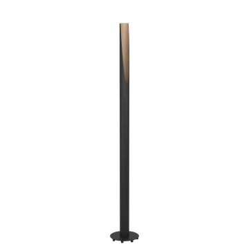 Eglo - LED Stojací lampa 1xGU10/4,5W/230V černá/hnědá