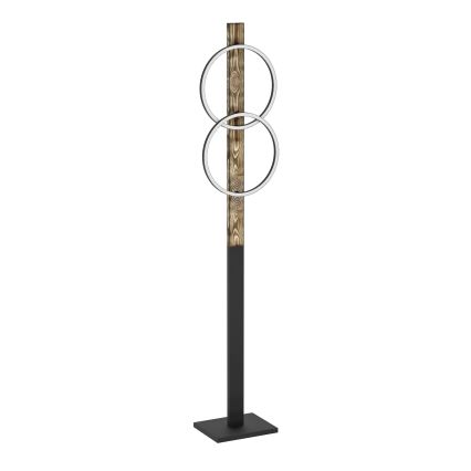 Eglo - LED Stojací lampa 2xLED/12W/230V 3000K hnědá/černá