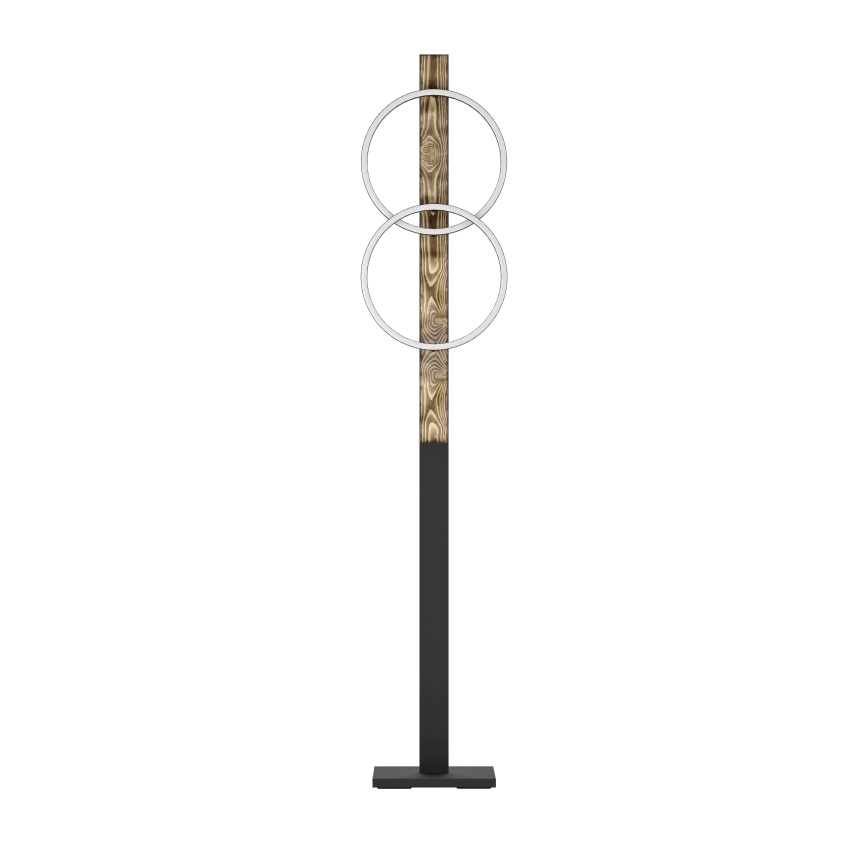 Eglo - LED Stojací lampa 2xLED/12W/230V 3000K hnědá/černá