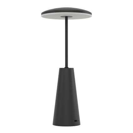 Eglo - LED Stmívatelná dotyková venkovní lampa LED/2,8W/5V 2400K/3000K/4000K 5200 mAh IP54 černá