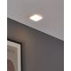 Eglo - LED Koupelnové podhledové svítidlo LED/5,5W/230V 10x10 cm IP65