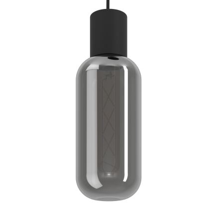 Eglo - Lustr na lanku 3xE27/4W/230V černá/kouřová