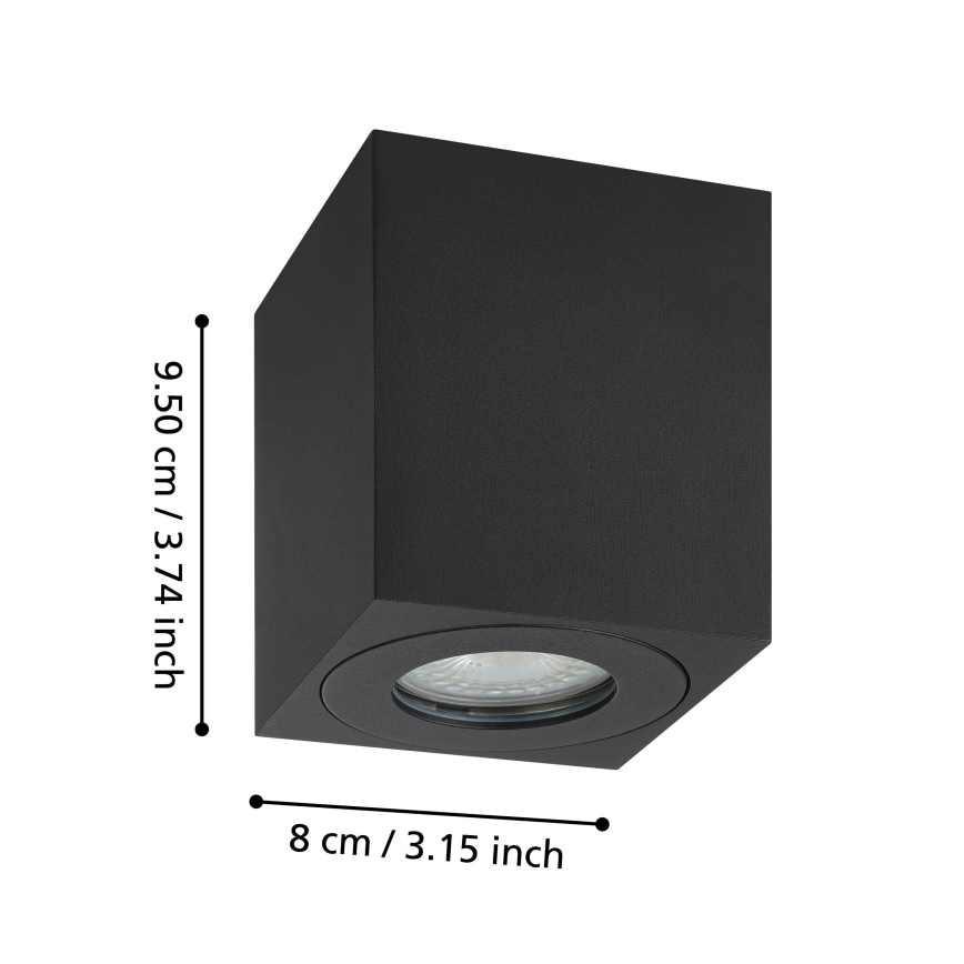 Eglo - Venkovní bodové svítidlo 1xGU10/5W/230V 8x8cm IP44