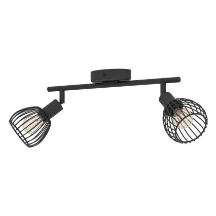 Eglo - Bodové svítidlo 2xE14/40W/230V černá