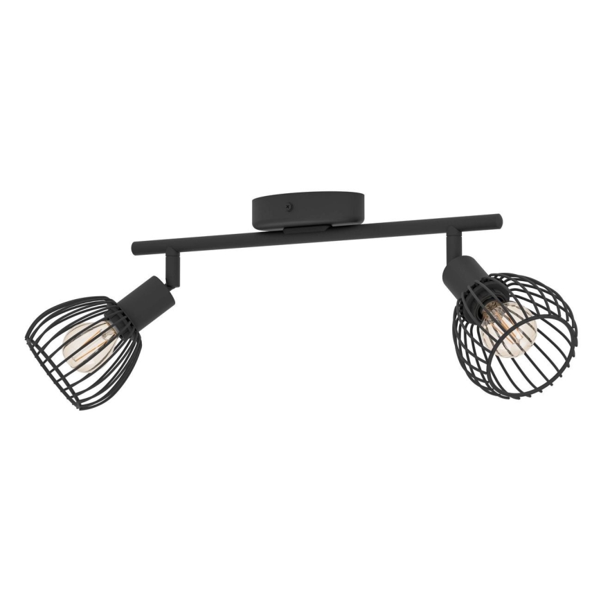 Eglo - Bodové svítidlo 2xE14/40W/230V černá