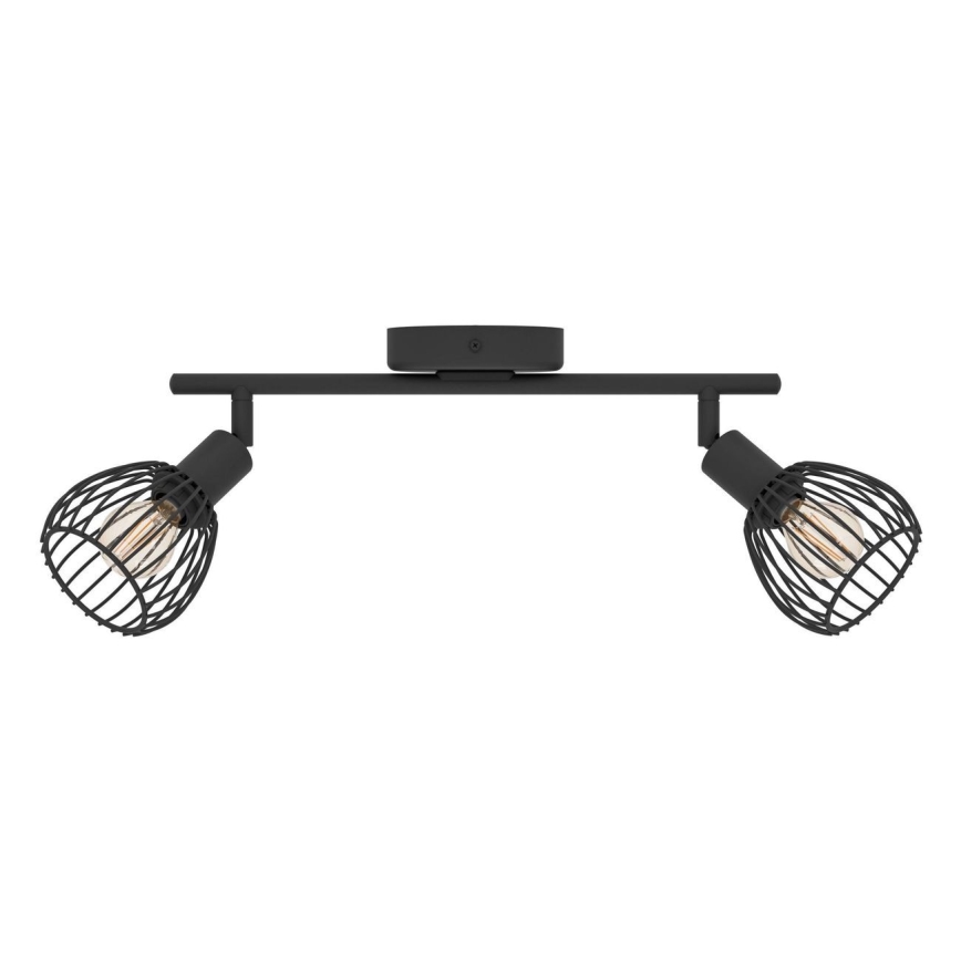 Eglo - Bodové svítidlo 2xE14/40W/230V černá