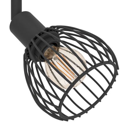 Eglo - Bodové svítidlo 2xE14/40W/230V černá