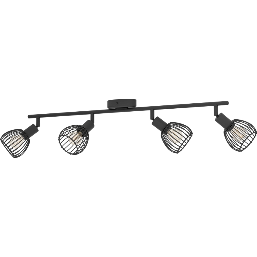 Eglo - Bodové svítidlo 4xE14/40W/230V černá