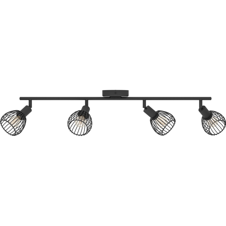 Eglo - Bodové svítidlo 4xE14/40W/230V černá