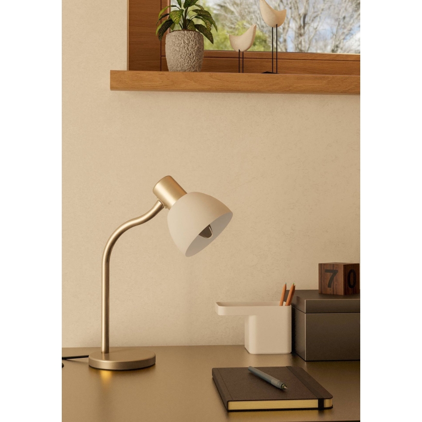 Eglo - Stolní lampa 1xE14/25W/230V matný chrom