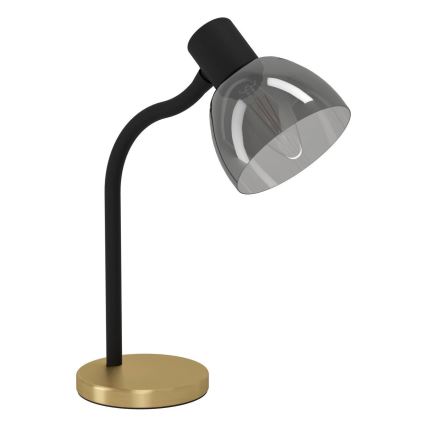 Eglo - Stolní lampa 1xE14/25W/230V zlatá/černá