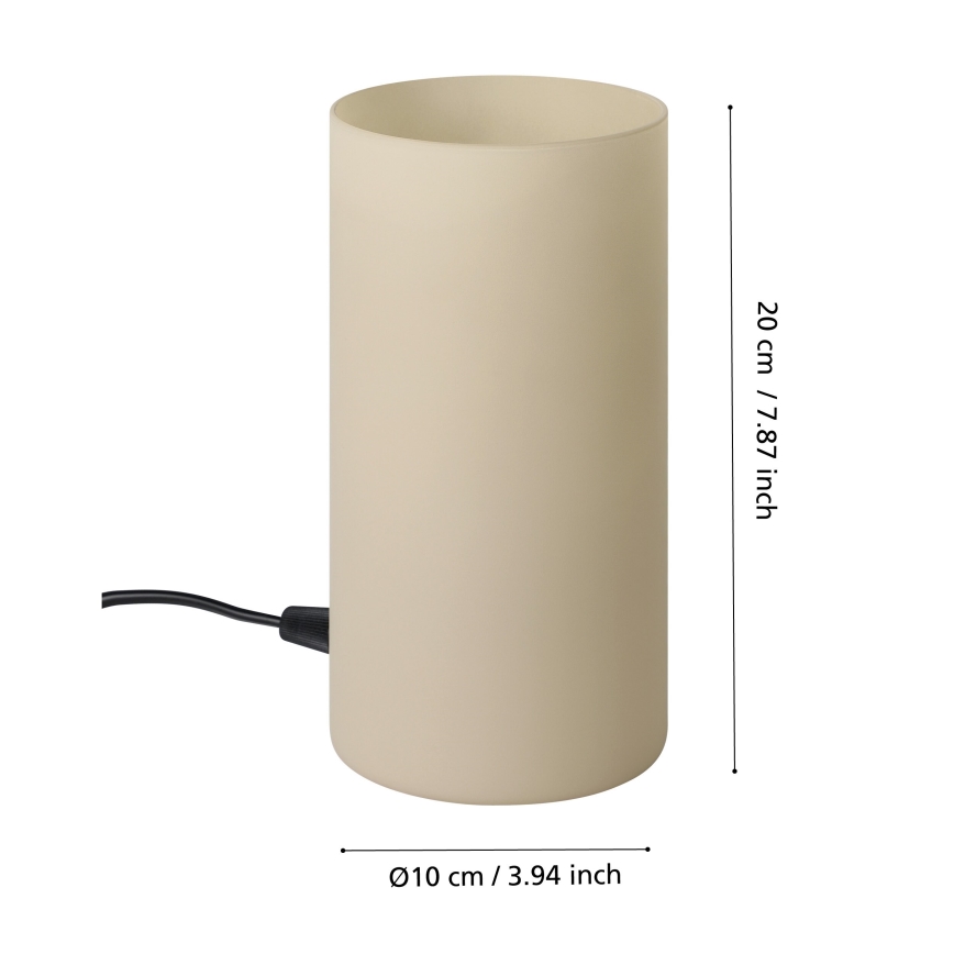 Eglo - Stolní lampa 1xE14/60W/230V béžová