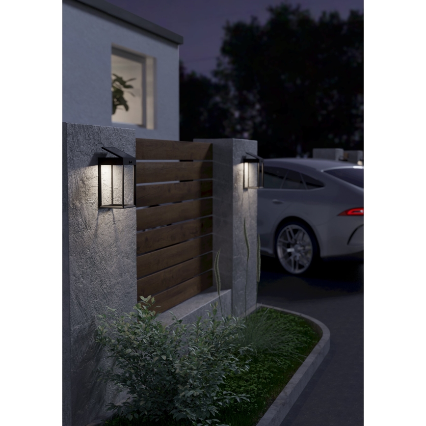 Eglo - LED Solární nástěnné svítidlo se senzorem LED/6,5W/3,7V IP44