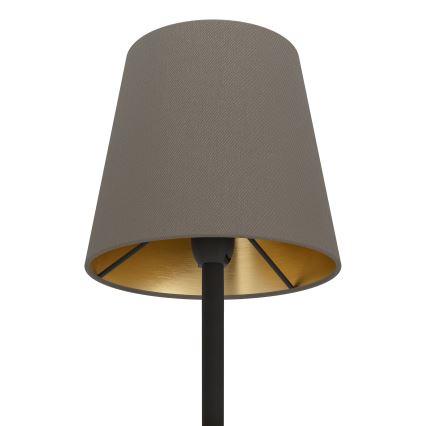 Eglo - Stojací lampa 1xE14/7,5W/230V černá/hnědá