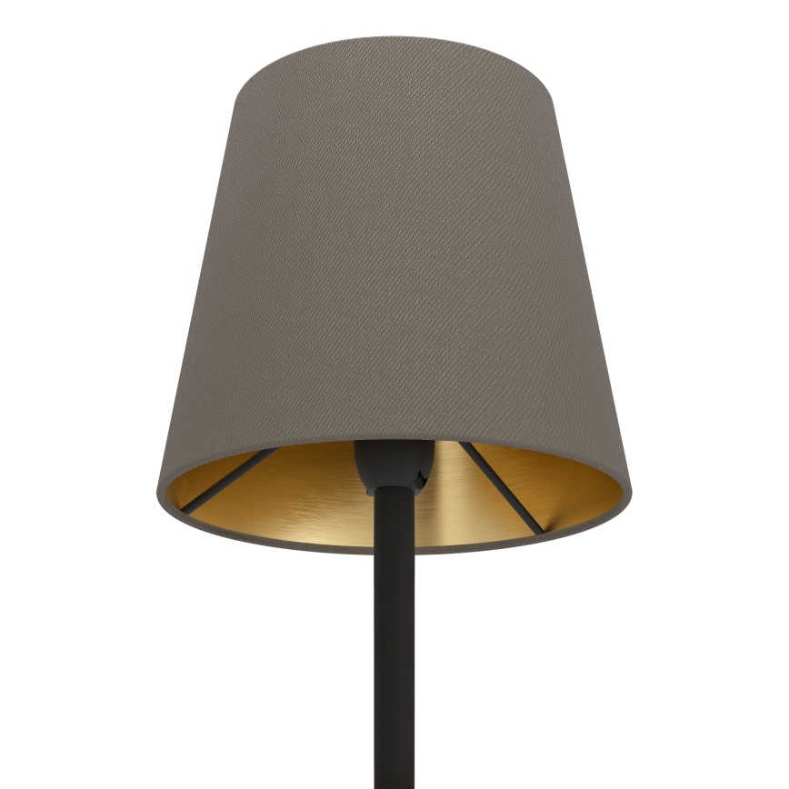 Eglo - Stojací lampa 1xE14/7,5W/230V černá/hnědá
