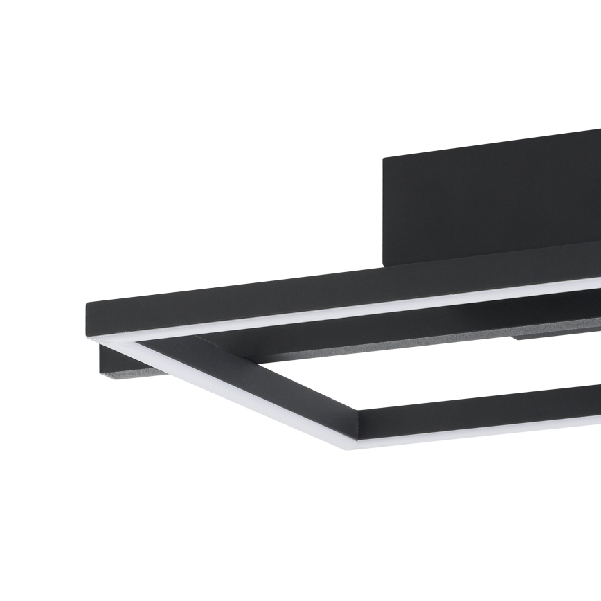 Eglo - LED RGBW Stmívatelné stropní svítidlo LED/17W/230V 2700-6500K černá + dálkové ovládání