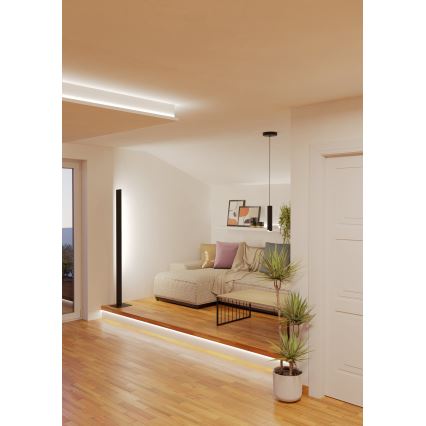 Eglo - LED RGBW Stmívatelný lustr na lanku LED/3,7W/230V 2700-6500K černá