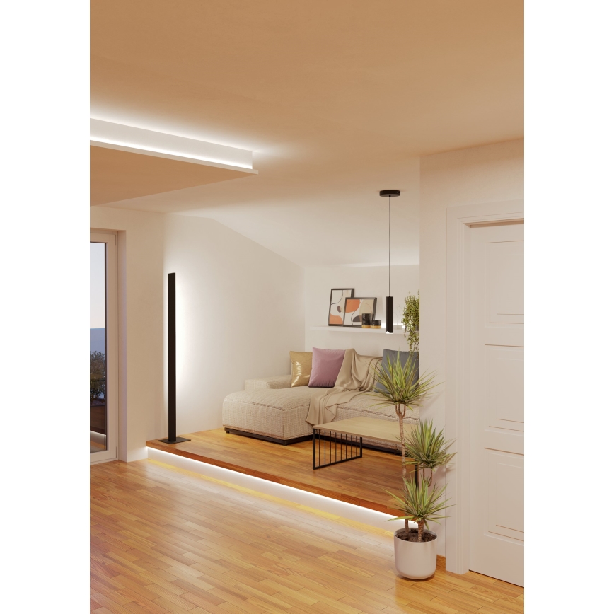 Eglo - LED RGBW Stmívatelný lustr na lanku LED/3,7W/230V 2700-6500K černá