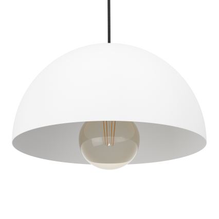 Eglo - Lustr na lanku 1xE27/40W/230V pr. 30 cm bílá