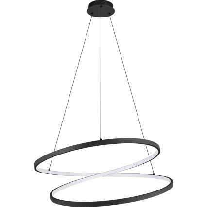 Eglo - LED Lustr na lanku LED/42W/230V 3000K černá