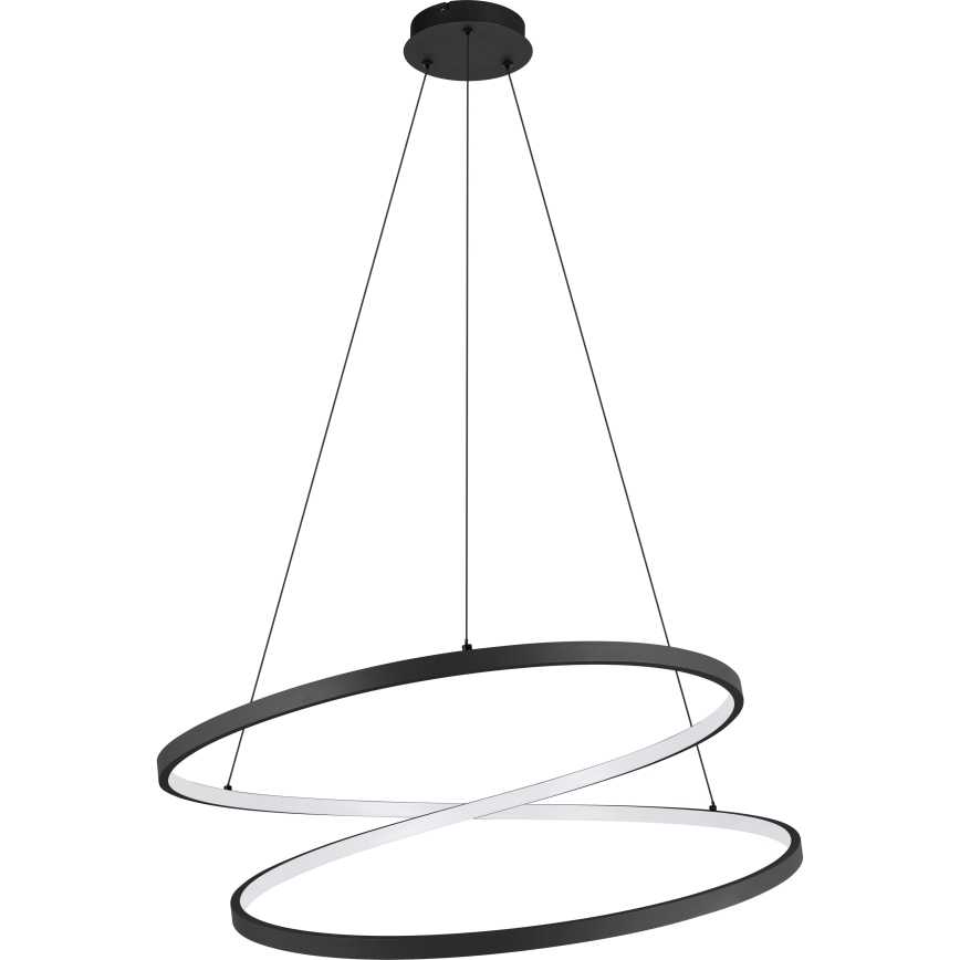 Eglo - LED Lustr na lanku LED/42W/230V 3000K černá