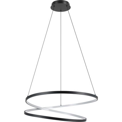 Eglo - LED Lustr na lanku LED/42W/230V 3000K černá