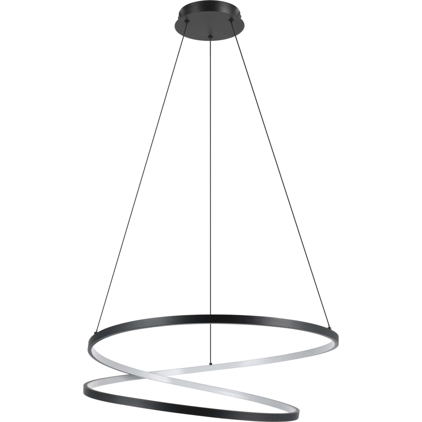 Eglo - LED Lustr na lanku LED/42W/230V 3000K černá