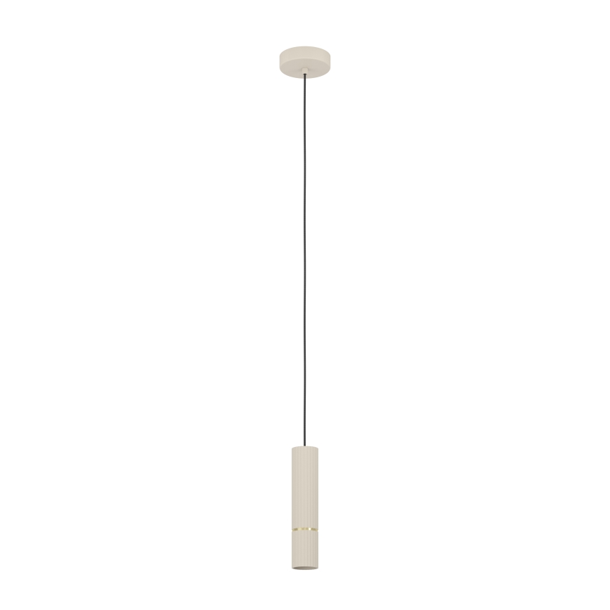 Eglo - LED Lustr na lanku 1xGU10/5W/230V 3000K béžová
