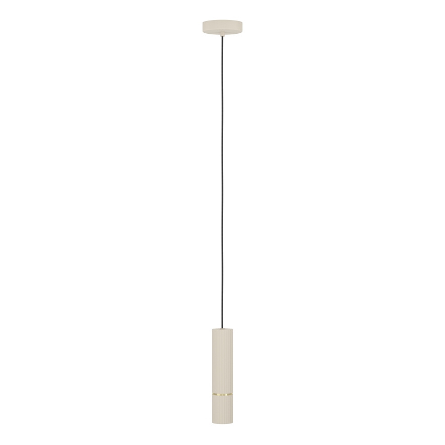 Eglo - LED Lustr na lanku 1xGU10/5W/230V 3000K béžová