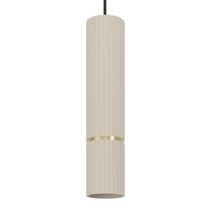 Eglo - LED Lustr na lanku 1xGU10/5W/230V 3000K béžová
