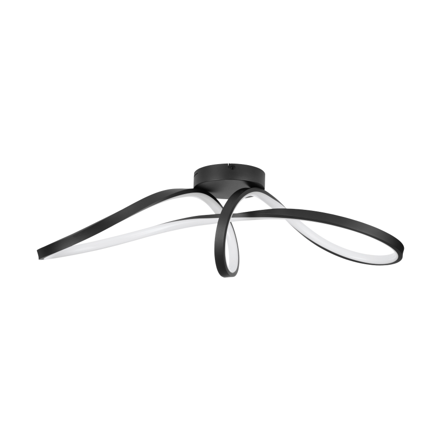 Eglo - LED RGBW Stmívatelné stropní svítidlo LED/22W/230V 2700-6500K černá
