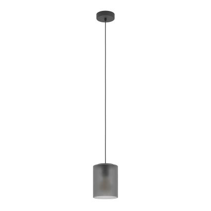 Eglo - Lustr na lanku 1xE27/40W/230V šedá