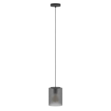 Eglo - Lustr na lanku 1xE27/40W/230V šedá