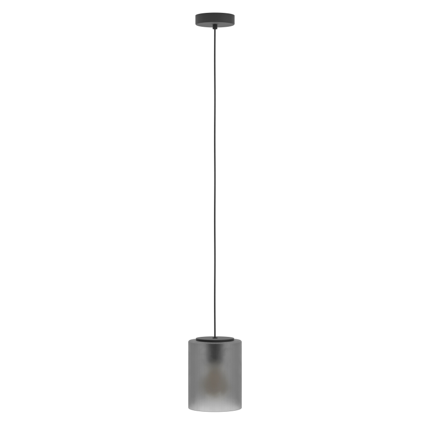 Eglo - Lustr na lanku 1xE27/40W/230V šedá