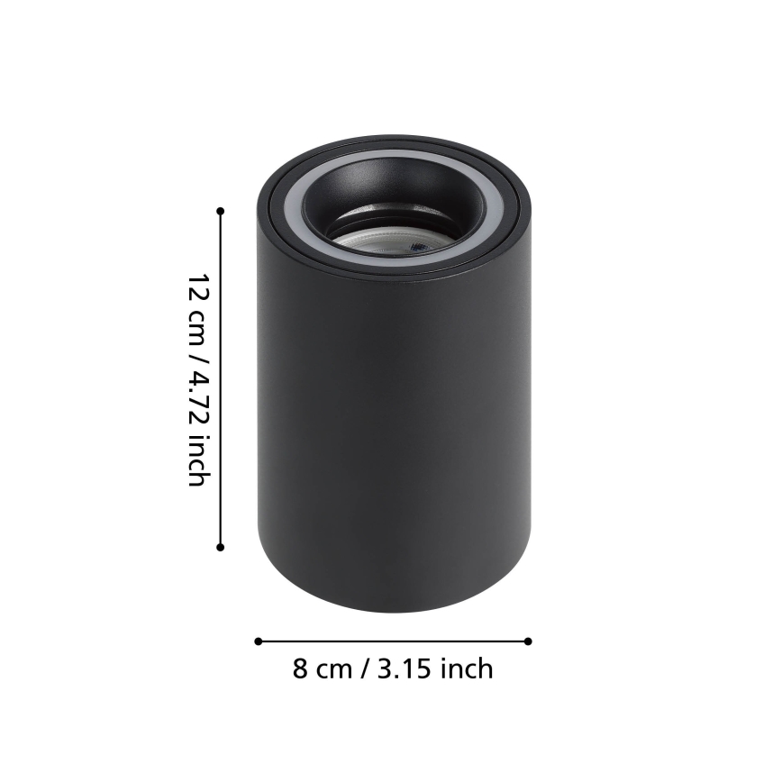 Eglo - LED RGBW Stmívatelné bodové svítidlo LED/4,9W/230V 2700-6500K černá